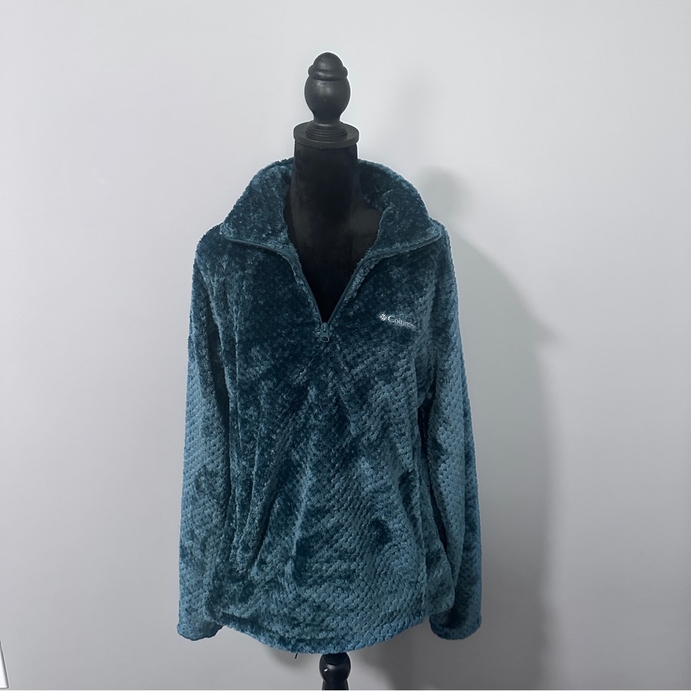 Columbia Quarter Zip Fleece Jacket - Picture 6 of 6